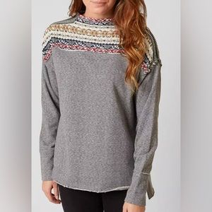 Womens Gimmicks mock neck sweatshirt